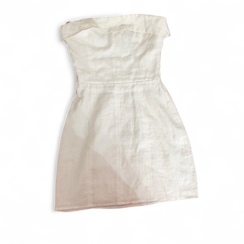 Reformation Madilyn Strapless Linen Dress - Picture 3 of 7